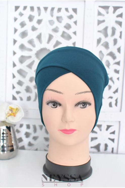 bandeau croisé en sous hijab indispensable pour femme voilée musulmane