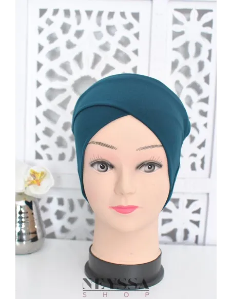 bandeau croisé en sous hijab indispensable pour femme voilée musulmane