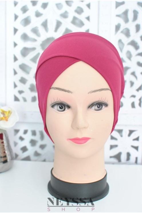 bandeau croisé en sous hijab indispensable pour femme voilée musulmane