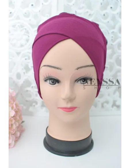 bandeau croisé en sous hijab indispensable pour femme voilée musulmane