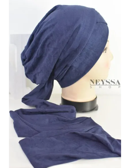 turban en suédine croisé, turban sous hijab, turban style turban mode