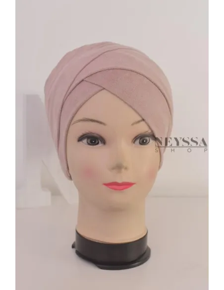 turban en suédine croisé, turban sous hijab, turban style turban mode