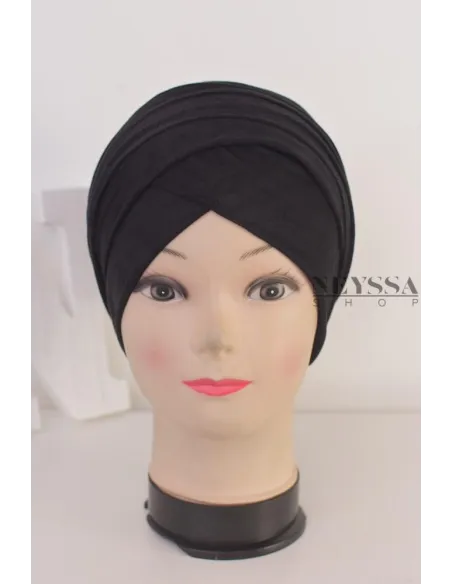 turban en suédine croisé, turban sous hijab, turban style turban mode