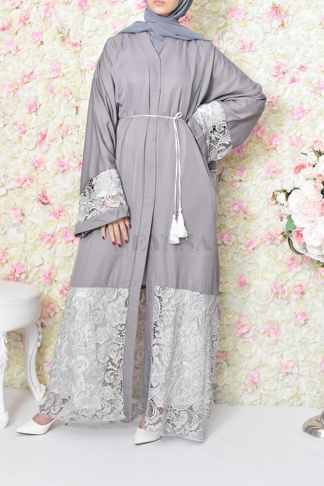 Kimono Dubaï Jumeirah grey - Neyssa Boutique