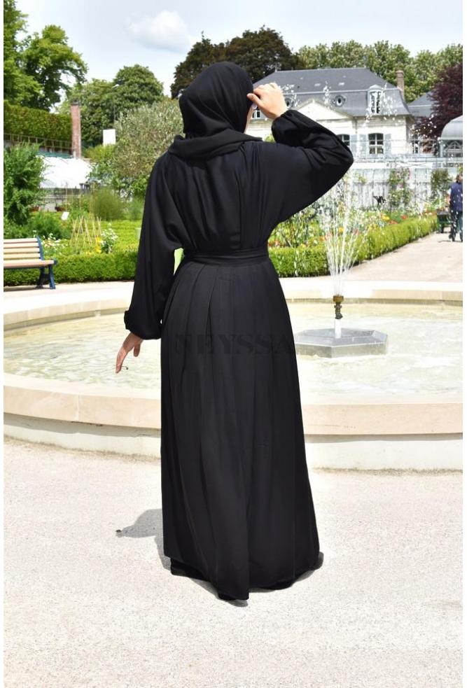 Abaya 2 in 1 Precious Black Neyssa  Disign Neyssa  Boutique