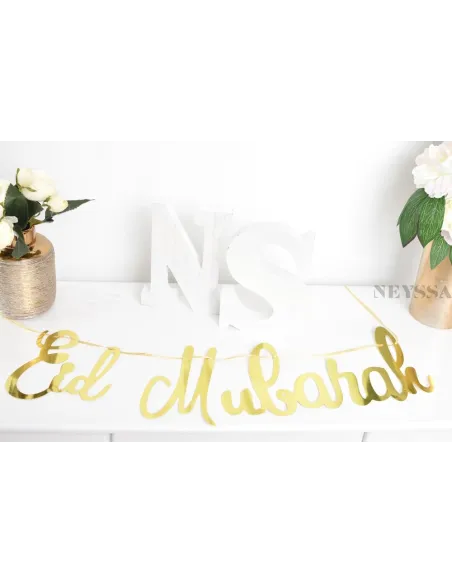 banderole décoration  fête de l'aïd el fitr aïd el adha banderole 