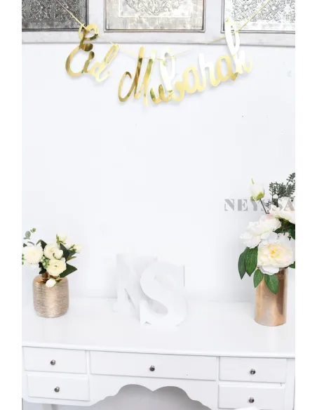 banderole décoration  fête de l'aïd el fitr aïd el adha banderole 