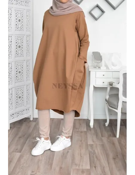 Pantalon jean coupe droite pour femme voilée modest fashion 