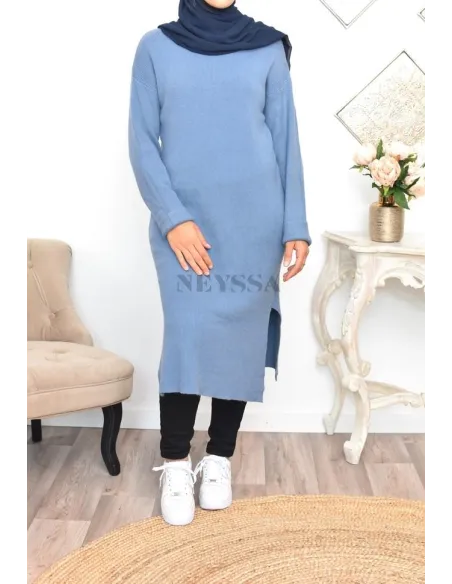longue maxi pull en laine robe en laine pour la mode mastour pudique