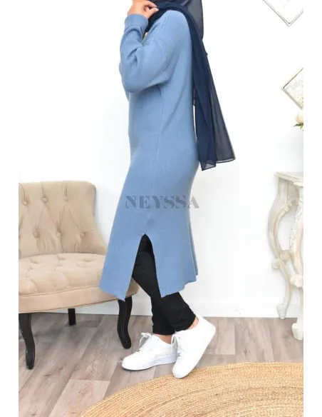 longue maxi pull en laine robe en laine pour la mode mastour pudique