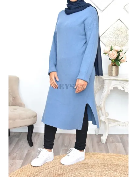 longue maxi pull en laine robe en laine pour la mode mastour pudique