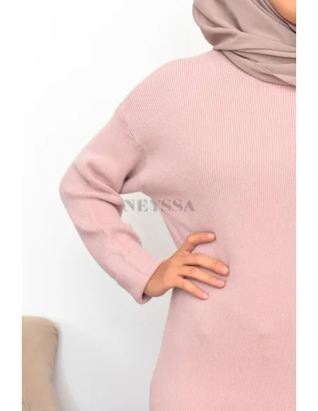 longue maxi pull en laine robe en laine pour la mode mastour pudique