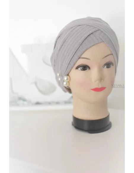  turban croisé jersey pas cher , turban sous hijab, turban style