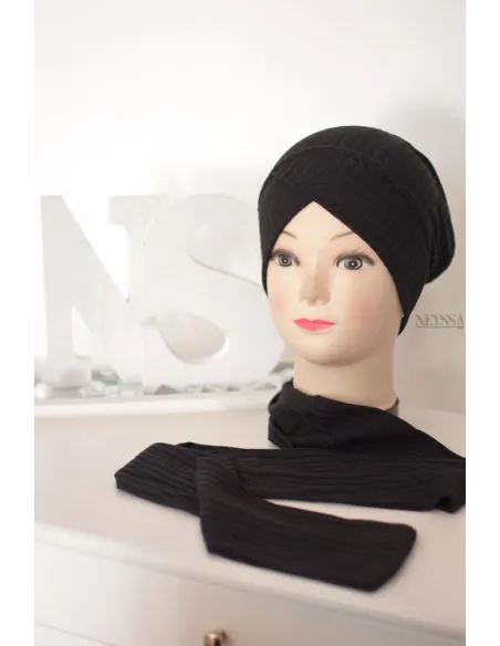  turban croisé jersey pas cher , turban sous hijab, turban style