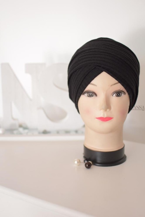  turban croisé jersey pas cher , turban sous hijab, turban style