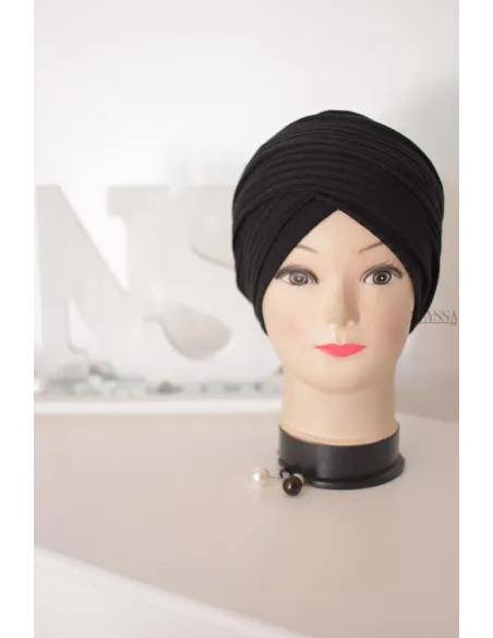  turban croisé jersey pas cher , turban sous hijab, turban style