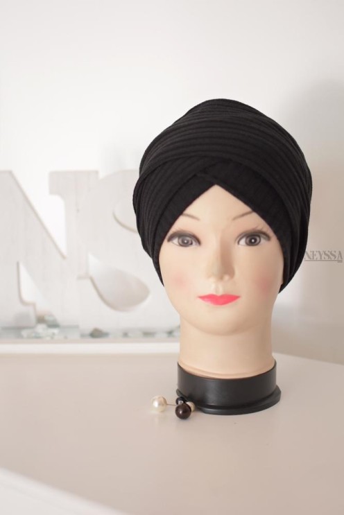  turban croisé jersey pas cher , turban sous hijab, turban style