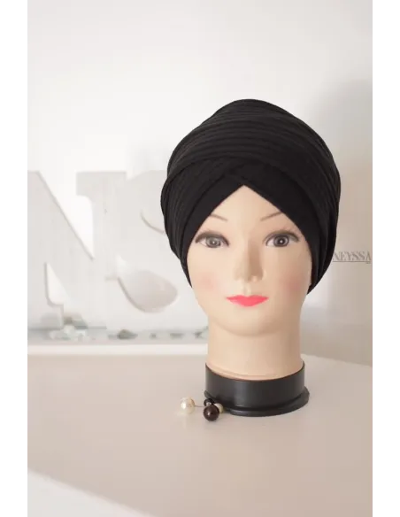  turban croisé jersey pas cher , turban sous hijab, turban style