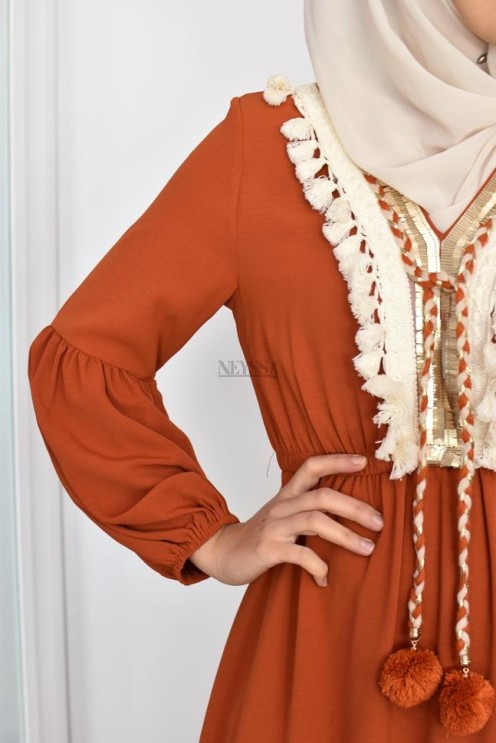 robe basma creme thnique l'ete robe boheme pas cher modest fashion