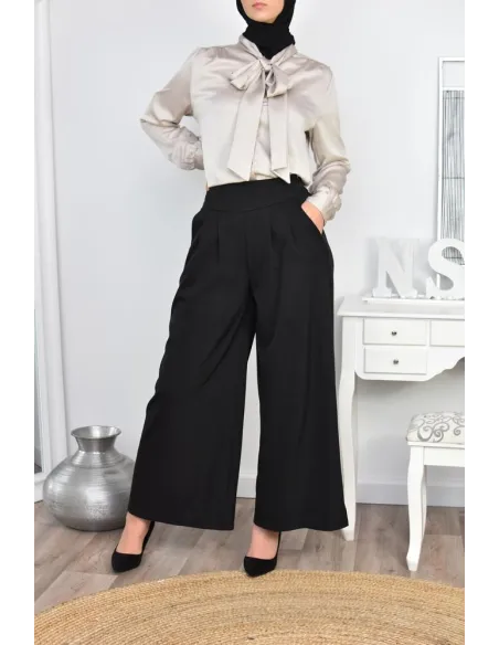 palazzo haut de gamme  Modest fashion ultra classe moderne crêpe épais