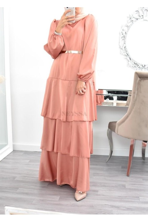 Superbe été boheme modest chic robe bohème musulmane hijab