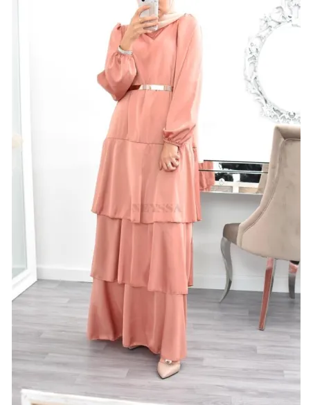 Superbe été boheme modest chic robe bohème musulmane hijab