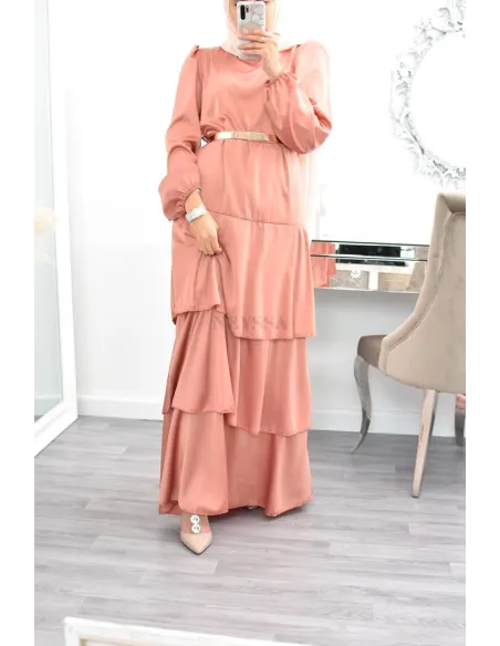 Superbe été boheme modest chic robe bohème musulmane hijab