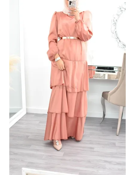 Superbe été boheme modest chic robe bohème musulmane hijab