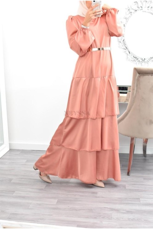 Superbe été boheme modest chic robe bohème musulmane hijab