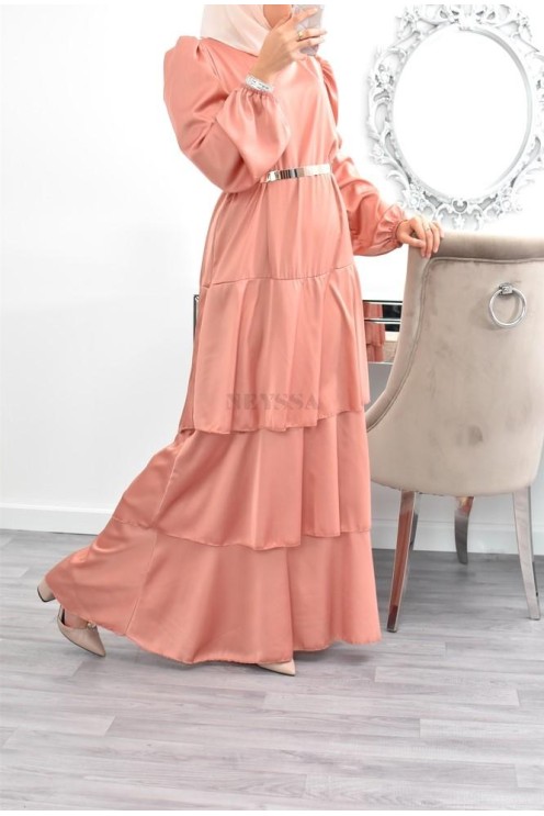 Superbe été boheme modest chic robe bohème musulmane hijab