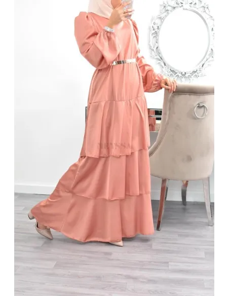 Superbe été boheme modest chic robe bohème musulmane hijab