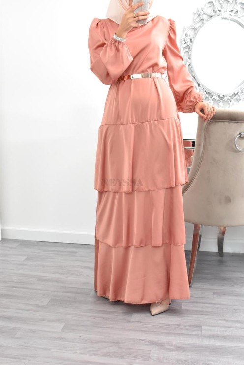 Superbe été boheme modest chic robe bohème musulmane hijab
