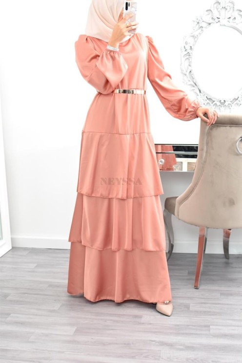 Superbe été boheme modest chic robe bohème musulmane hijab