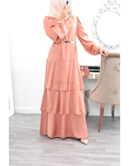 Superbe été boheme modest chic robe bohème musulmane hijab