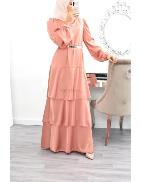Superbe été boheme modest chic robe bohème musulmane hijab