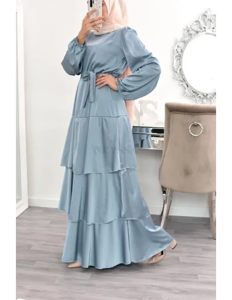 Superbe été boheme modest chic robe bohème musulmane hijab