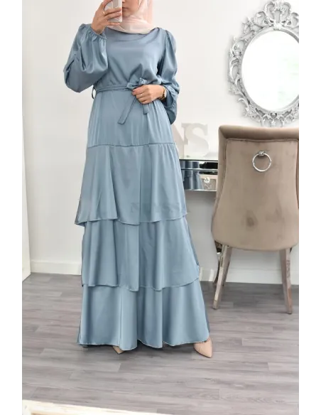 Superbe été boheme modest chic robe bohème musulmane hijab