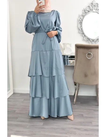 Superbe été boheme modest chic robe bohème musulmane hijab