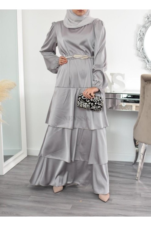 Superbe été boheme modest chic robe bohème musulmane hijab