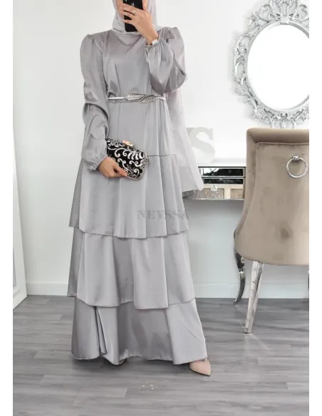 Superbe été boheme modest chic robe bohème musulmane hijab