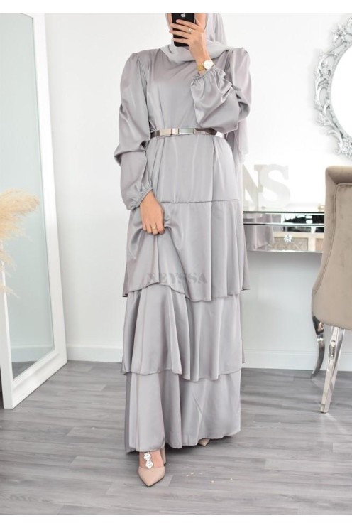 Superbe été boheme modest chic robe bohème musulmane hijab