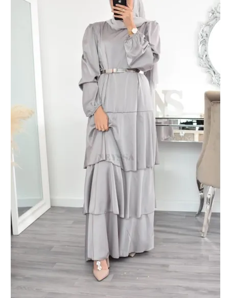 Superbe été boheme modest chic robe bohème musulmane hijab
