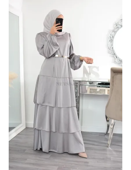 Superbe été boheme modest chic robe bohème musulmane hijab