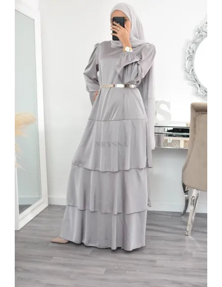 Superbe été boheme modest chic robe bohème musulmane hijab