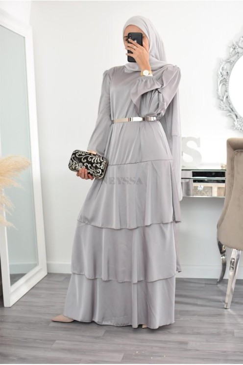 Superbe été boheme modest chic robe bohème musulmane hijab