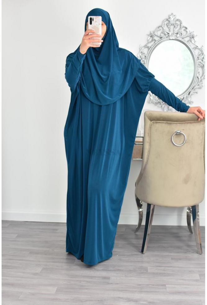  abaya  papillon de priere avec  hijab  int gr   au meilleur prix