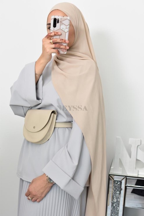 Maxi hijab mousseline xxl grand voile hijab crêpe hijab 180cm