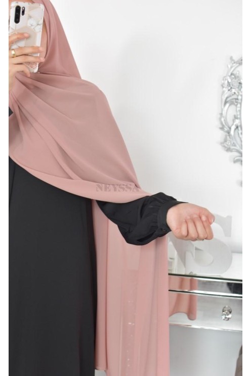 Maxi hijab mousseline xxl grand voile hijab crêpe hijab 180cm