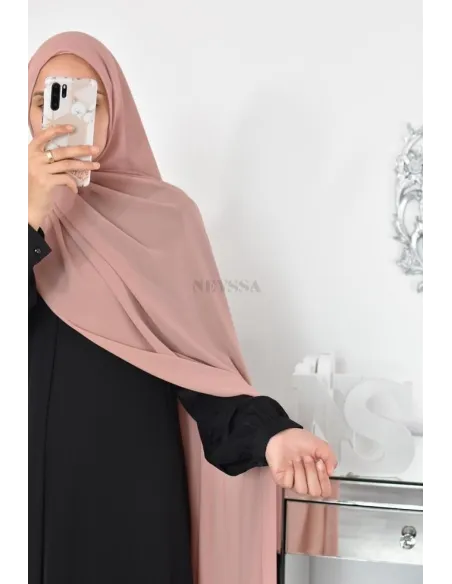 Maxi hijab mousseline xxl grand voile hijab crêpe hijab 180cm