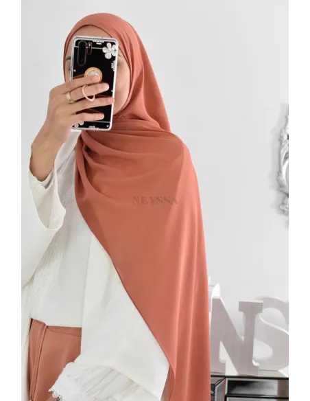 Maxi hijab mousseline xxl grand voile hijab crêpe hijab 180cm